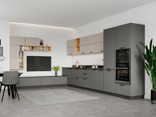 Фото Кухня с фасадами Norma арт. 250123006. Кухонные гарнитуры с фасадами Norma.