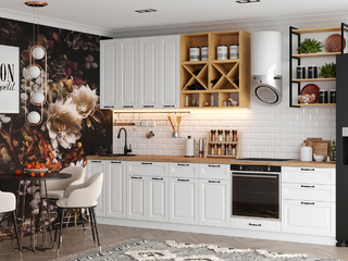 Фото Кухня с фасадами Гарда арт. 250123028. Кухонные гарнитуры Гарда.