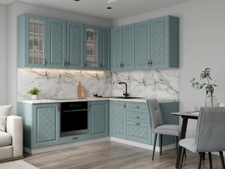 Фото Кухня с фасадами Гранд арт. 250123033. Кухонные гарнитуры Гранд.