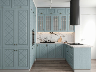 Фото Кухня с фасадами Гранд арт. 250123034. Кухонные гарнитуры Гранд.