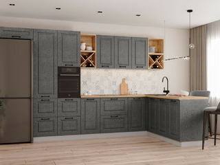 Фото Кухня с фасадами Капри арт. 250123038. Кухонные гарнитуры Капри.