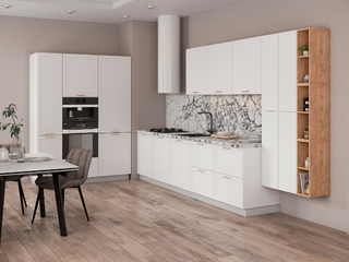 Фото Кухня с фасадами Квадро арт. 250123048. Кухонные гарнитуры Квадро.