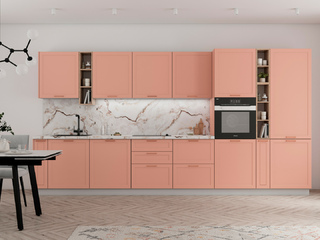 Фото Кухня с фасадами Квадро арт. 250123052. Кухонные гарнитуры Квадро.