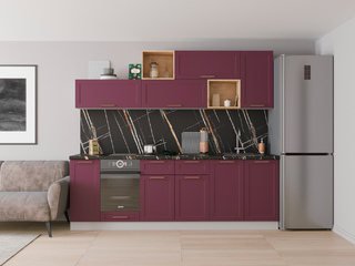 Фото Кухня с фасадами Квадро арт. 250123205. Кухонные гарнитуры Квадро.