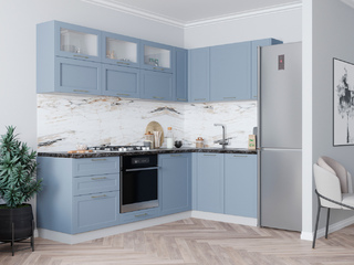 Фото Кухня с фасадами Квадро арт. 250123207. Кухонные гарнитуры Квадро.