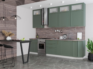 Фото Кухня с фасадами Квадро арт. 250123208. Кухонные гарнитуры Квадро.