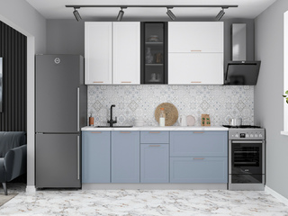 Фото Кухня с фасадами Квадро арт. 250123211. Кухонные гарнитуры Квадро.