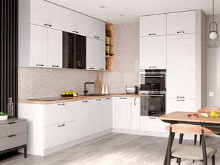 Фото Кухня с фасадами Лофт арт. 250123063. Кухонные гарнитуры Лофт.