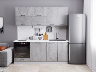 Фото Кухня с фасадами Лофт арт. 250123201. Кухонные гарнитуры Лофт.