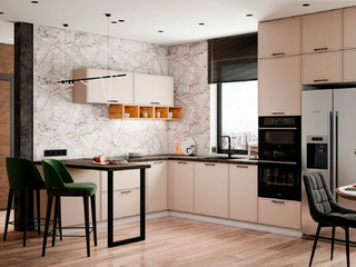 Фото Кухня с фасадами Марта арт. 250123070. Кухонные гарнитуры Марта.