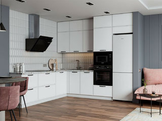 Фото Кухня с фасадами Марта арт. 250123072. Кухонные гарнитуры Марта.