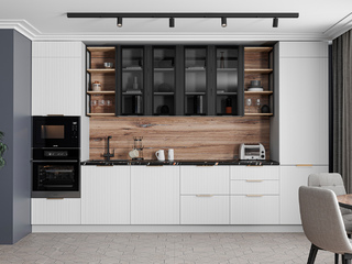 Фото Кухня с фасадами Монца арт. 250123089. Кухонные гарнитуры Монца.