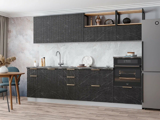 Фото Кухня с фасадами Монца арт. 250123095. Кухонные гарнитуры Монца.