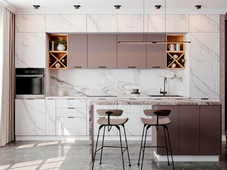 Фото Кухня с фасадами Монца арт. 250123102. Кухонные гарнитуры Монца.