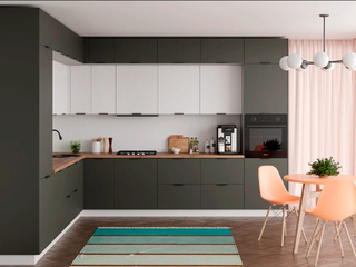 Фото Кухня с фасадами Ройс арт. 250123099. Кухонные гарнитуры Ройс.