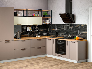 Фото Кухня с фасадами Ройс арт. 250123121. Кухонные гарнитуры Ройс.