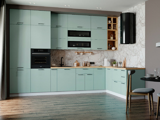 Фото Кухня с фасадами Ройс арт. 250123122. Кухонные гарнитуры Ройс.