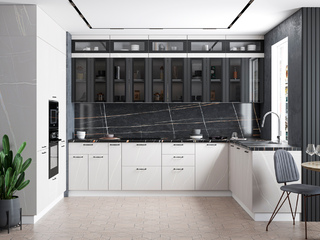 Фото Кухня с фасадами Ройс арт. 250123134. Кухонные гарнитуры Ройс.