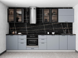 Фото Кухня с фасадами Ройс арт. 250123135. Кухонные гарнитуры Ройс.