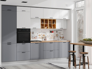 Фото Кухня с фасадами Ройс арт. 250123136. Кухонные гарнитуры Ройс.