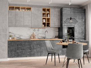 Фото Кухня с фасадами Скала арт. 250123161. Кухонные гарнитуры Скала.