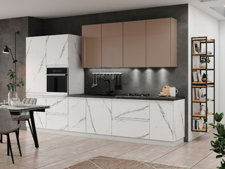 Фото Кухня с фасадами Скала арт. 250123164. Кухонные гарнитуры Скала.