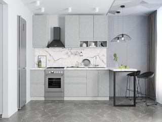 Фото Кухня с фасадами Скала арт. 250123219. Кухонные гарнитуры Скала.