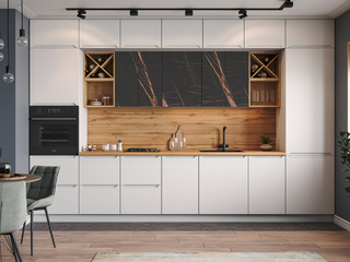 Фото Кухня с фасадами Тренто арт. 250123167. Кухонные гарнитуры Тренто.