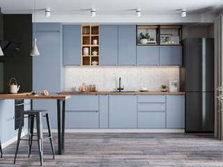 Фото Кухня с фасадами Тренто арт. 250123174. Кухонные гарнитуры Тренто.