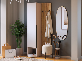 Фото Прихожая Бодрум 3. Примеры комплектаций модульной мебели в прихожую Бодрум.