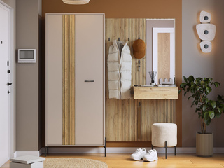 Фото Прихожая Бодрум 4. Примеры комплектаций модульной мебели в прихожую Бодрум.