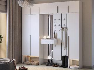 Фото Прихожая Мерси К32 (2400х350х2350). Гарнитуры в прихожую.