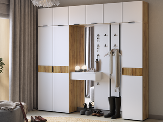 Фото Прихожая Мерси К33 (2400х350х2226). Гарнитуры в прихожую.