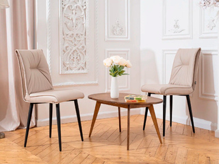 Фото Стул Сенатор, кожа, комплект 2 шт.. Мягкие стулья.