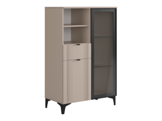 Фото Рич Комод 2 (со стеклом), (800х420х1236). Модульная система Рич.