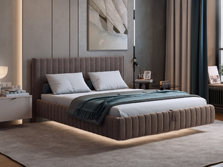 Фото Кровать с подъемным механизмом Твикс 160х200 см, (1800х2100х1020). 1600х2000.