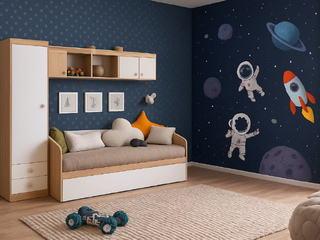 Фото Софа Форсаж W с пеналом и навесной полкой. Примеры комплектация Форсаж W.