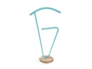 Фото Напольная вешалка Берг 10, основание фанера. Вешалки в офис.