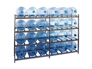Фото Стеллаж Бомис-24 для бутилированной воды 19 литров. Стойки и стеллажи для бутилированной воды.
