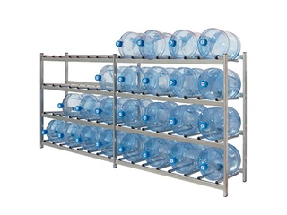 Фото Стеллаж Бомис-32 для бутилированной воды 19 литров. Стойки и стеллажи для бутилированной воды.