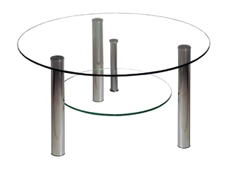 Фото Журнальный стол Гранд 6МП. Журнальные столы со стеклянной столешницей.