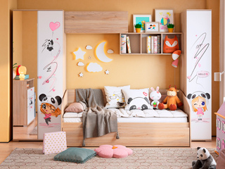 Купить модульную детскую мебель Панда в СПб