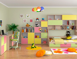 Купить модульную детскую мебель Дельта в СПб