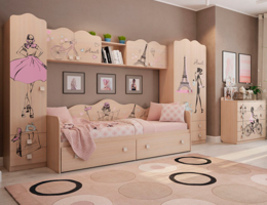 Купить мебель Амели для детской комнаты девочки